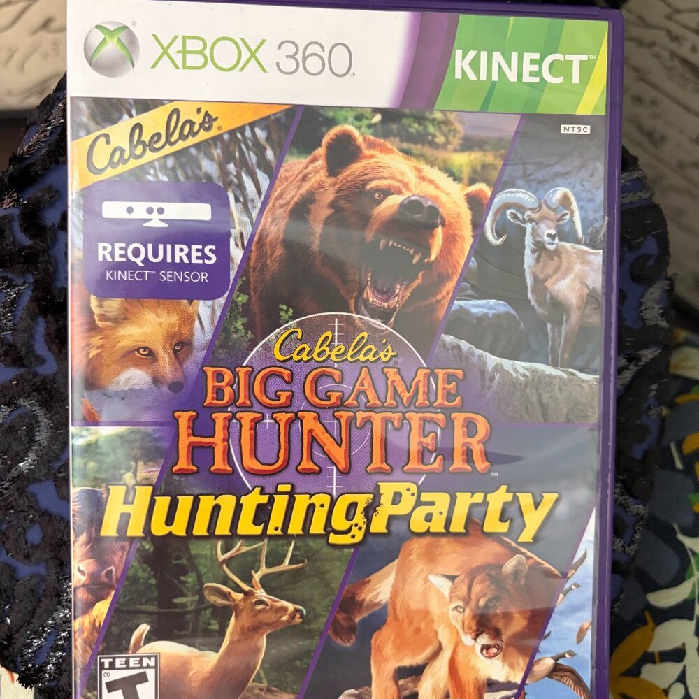 💜3/$12✨ Cabela's Big Game Hunter: Hunting Party 2011 Xbox 360 Game Kinect